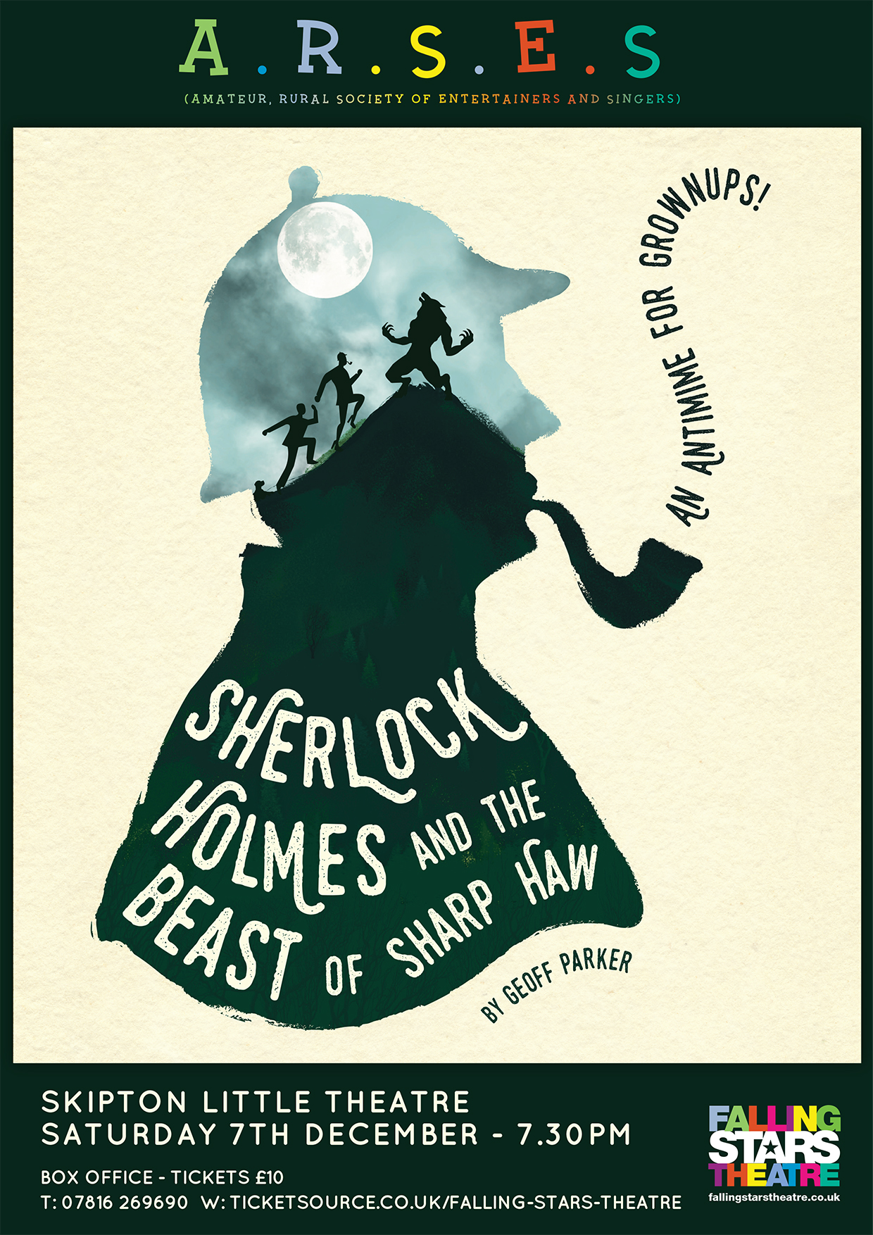 Sharp Haw Sherlock Holmes and the Beast of Sharp Haw – Falling Stars Theatre