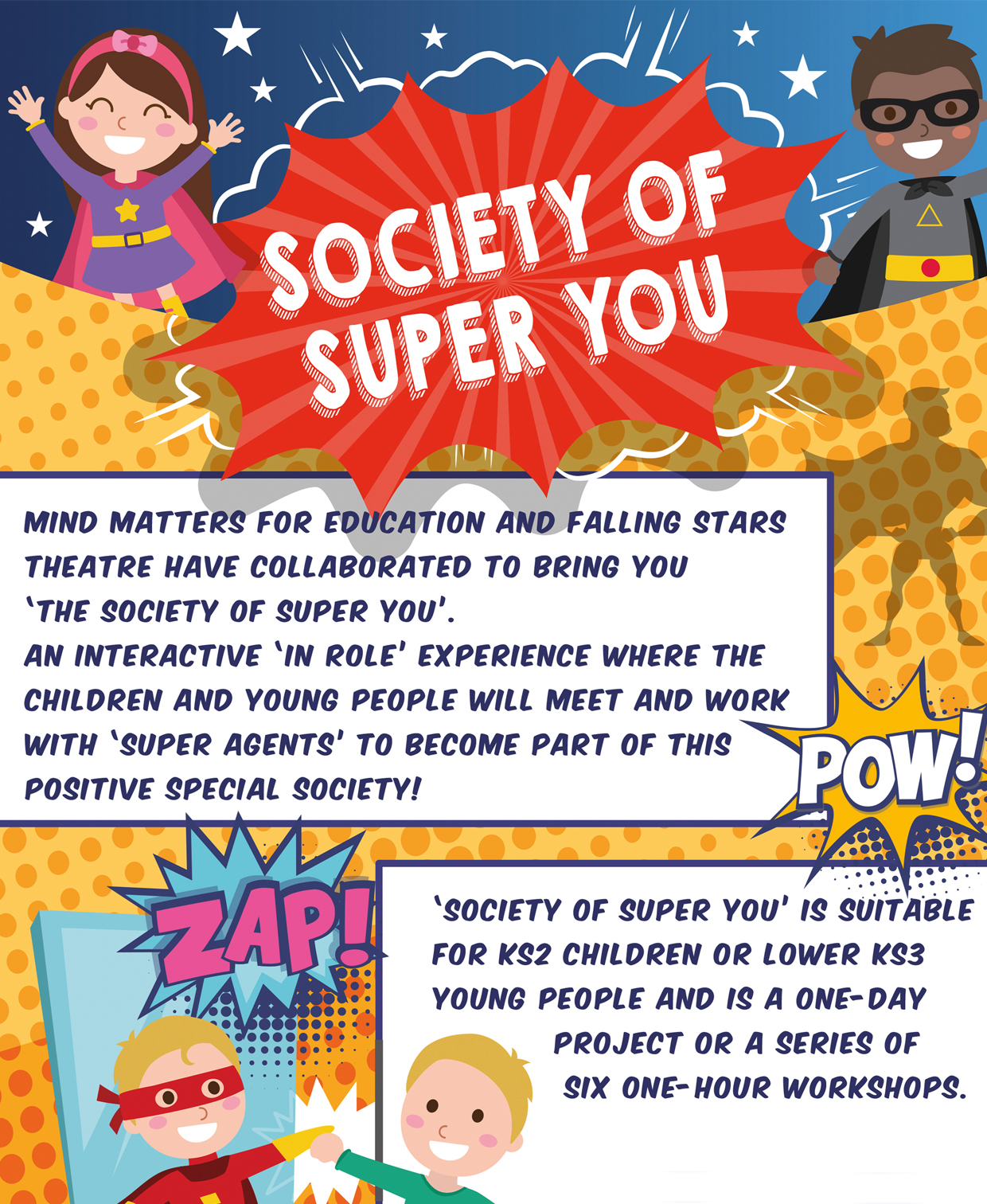 Society of Super You - Falling Stars Theatre